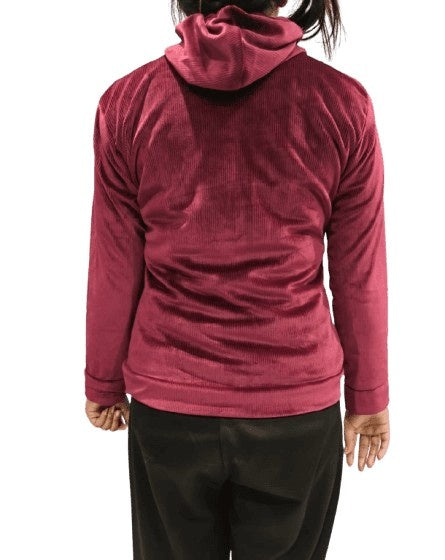 Women’s Solid Hooded Sweatshirt – Full Sleeve Hoodie