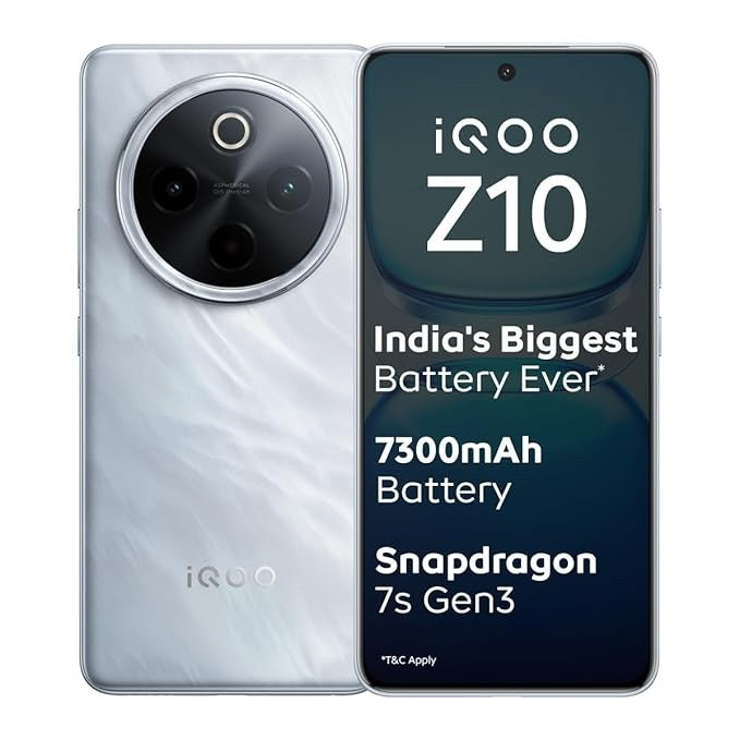iqoo z10 5g 8gb ram 256gb amoled smartphone fast performance