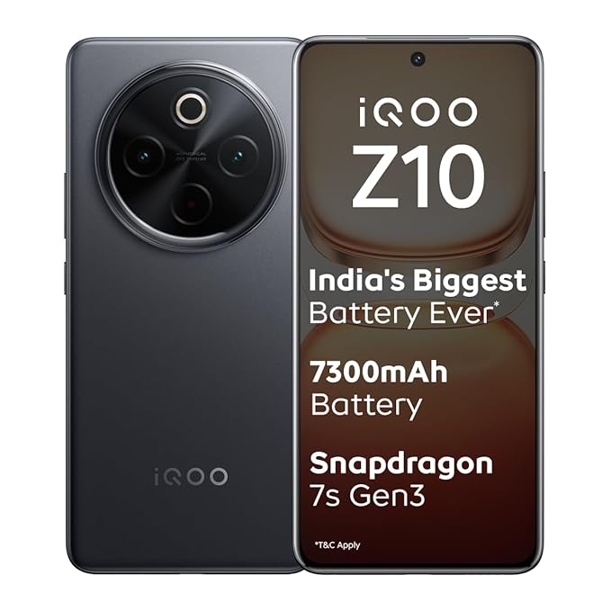 iQOO Z10 front and back product image