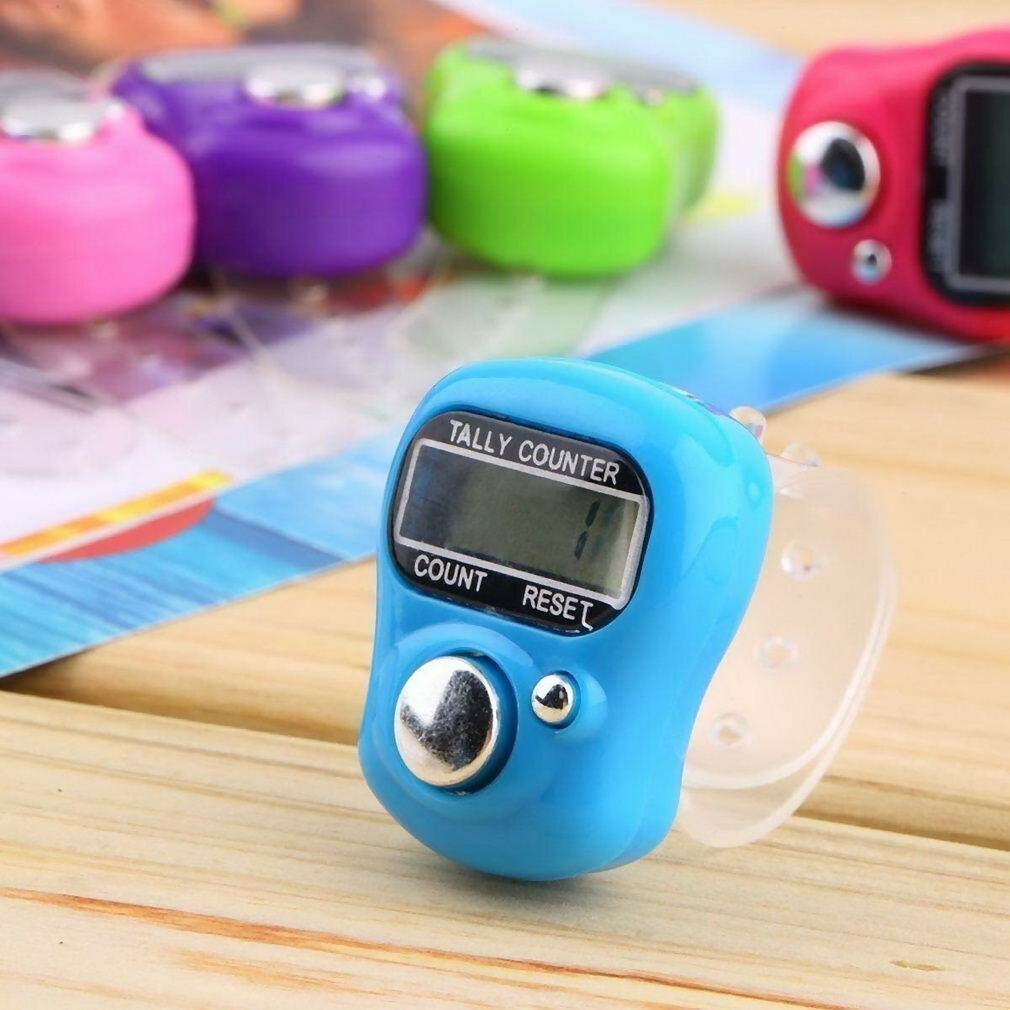 Digital finger tally counter lcd 5 digit click counter Anything