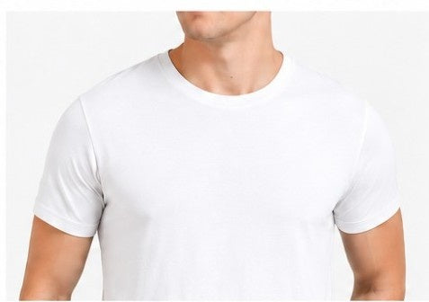 Combed Cotton Polo T-Shirt in asphalt color front and back view