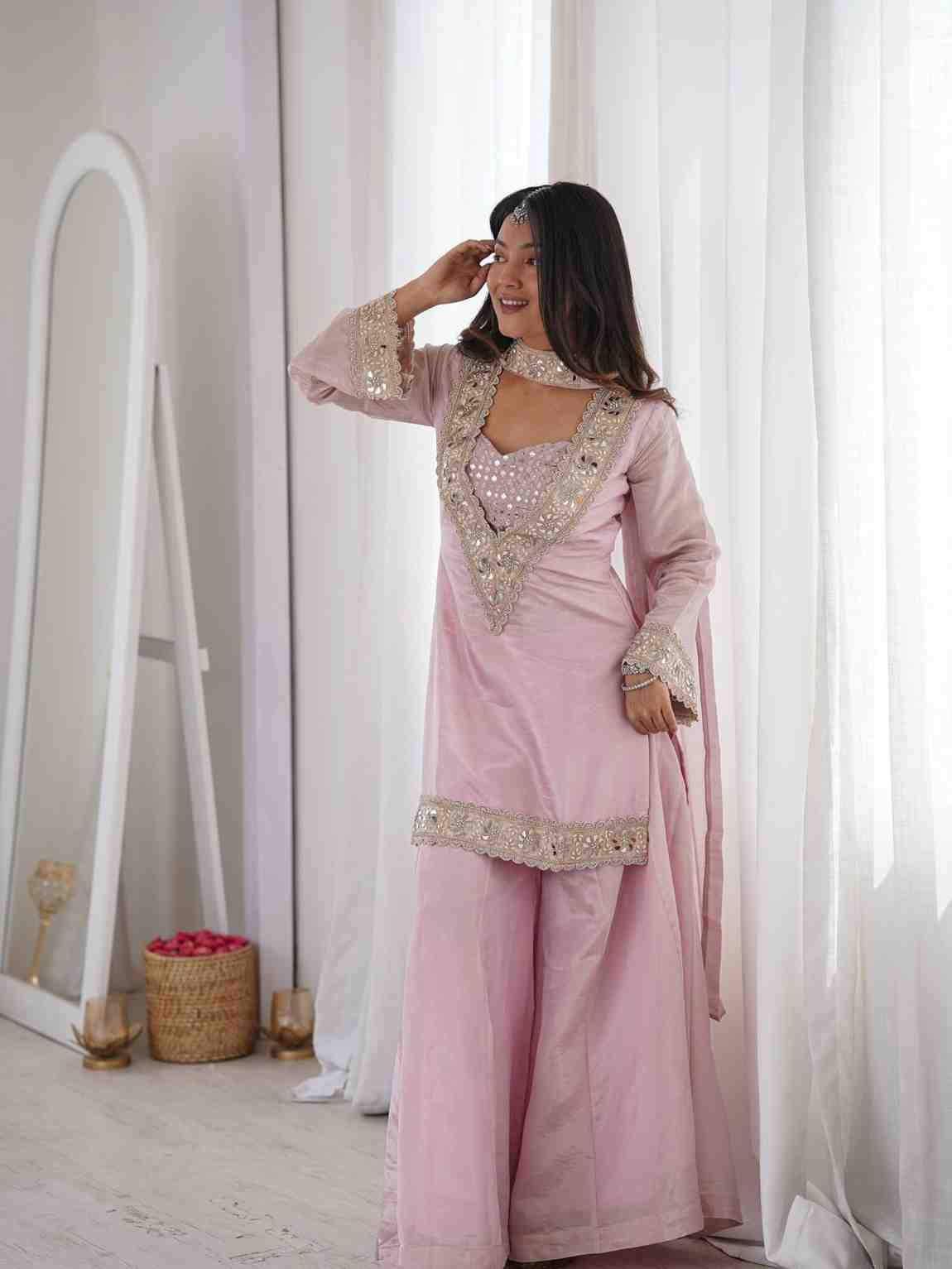 Designer 4 piece co-ord set ethnic wear