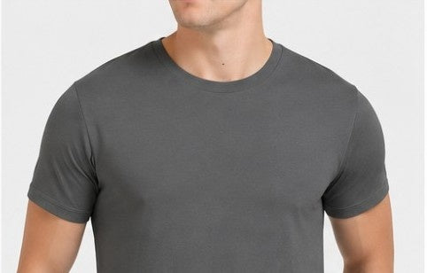 Super Combed Cotton Polo T-Shirt front and back view