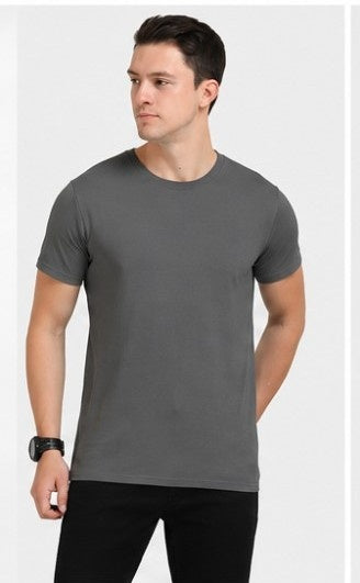 Micro Polyester Polo T-Shirt front and back view