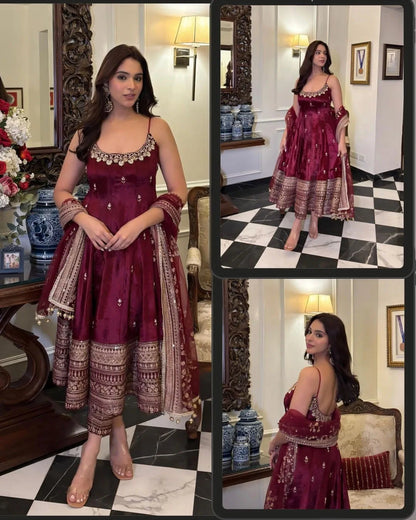 Anarkali Suit Duppata Set