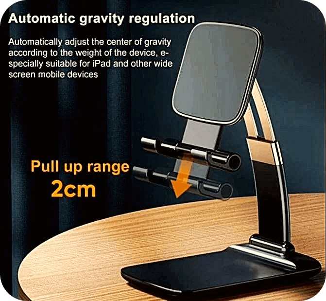 Adjustable Foldable Mobile Stand Holder for Desk | Phone & Tablet