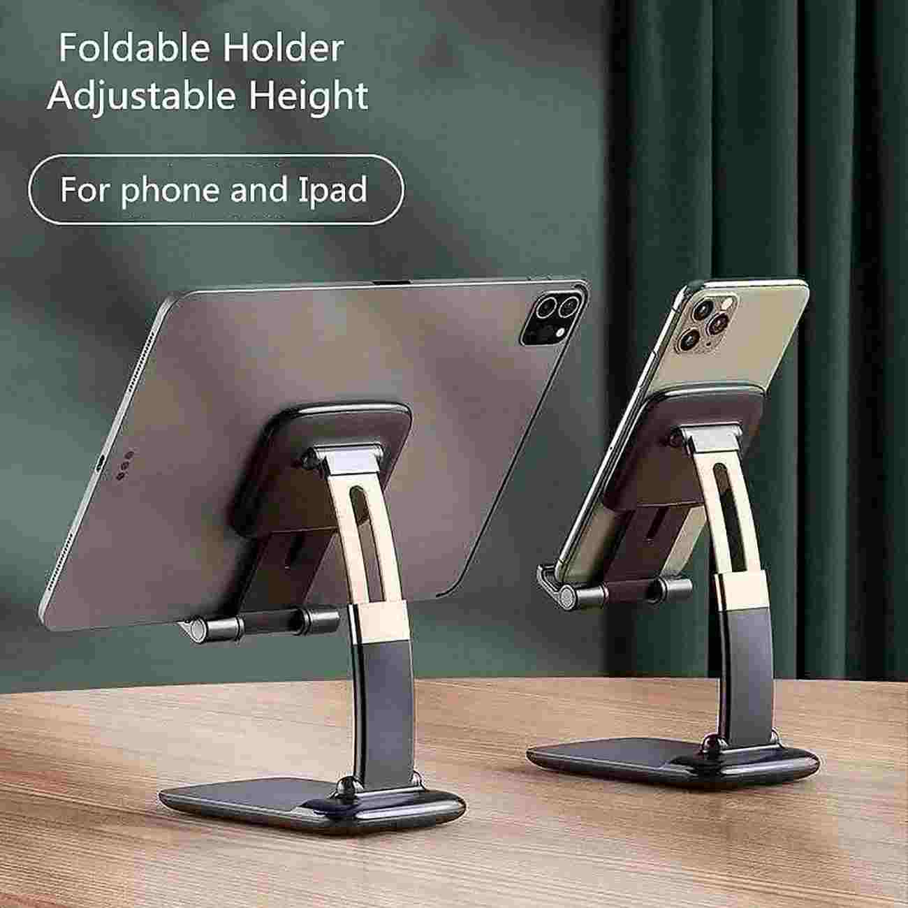 Adjustable Foldable Mobile Stand Holder for Desk | Phone & Tablet