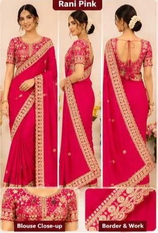 Stylish Sequence Work Saree for Women