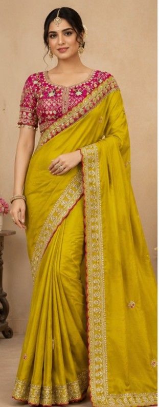 Sequence Embroidery Designer Saree