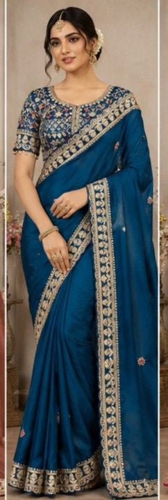 Traditional Party Wear Silk Saree