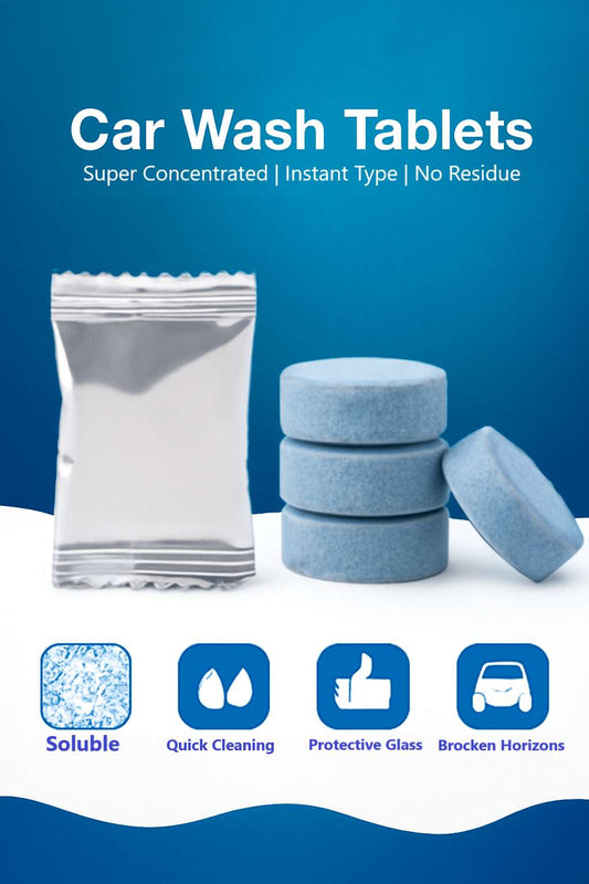 Car Windshield Cleaning Tablet Super Concentrated Glass Cleaner Pack of 50 Tablets