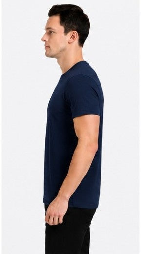 Combed Cotton Bio Wash Polo T-Shirt front and back view