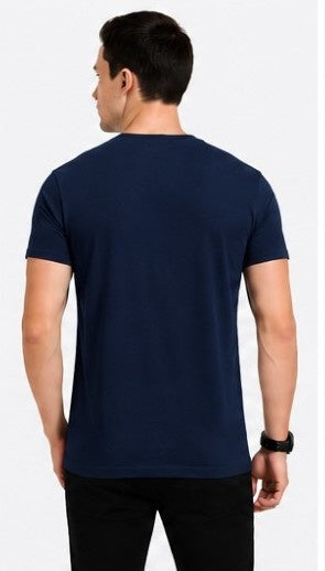 Combed Cotton Bio Wash Polo T-Shirt front and back view