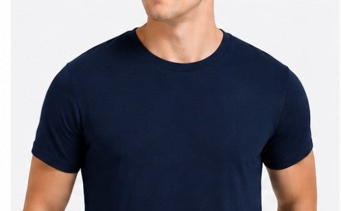 Combed Cotton Bio Wash Polo T-Shirt front and back view