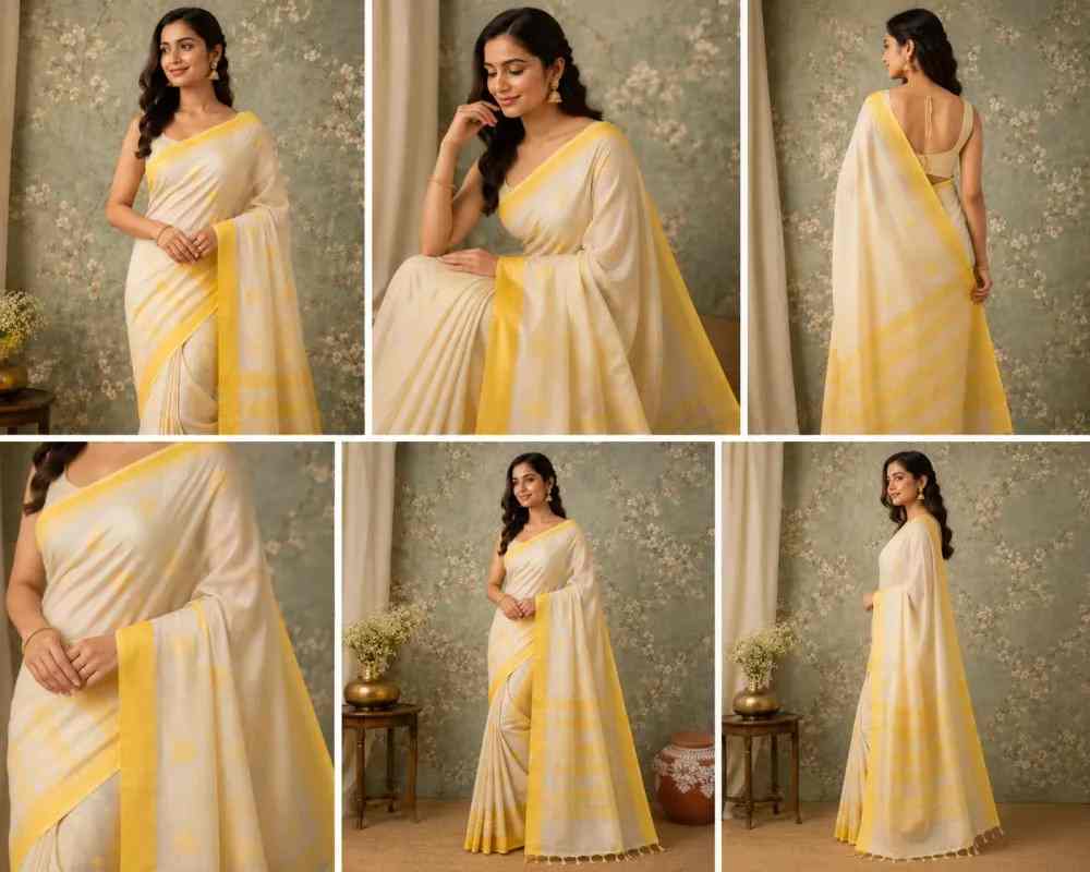 Traditional Handwoven Cotton Saree